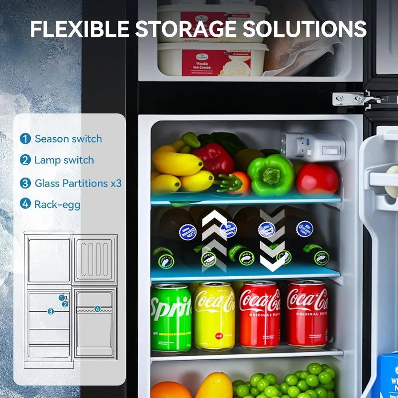 3.6 Cu. Ft Fridge with Freezer