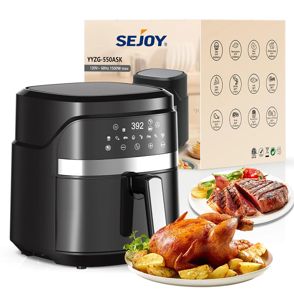 Sejoy Air fryer 8-in-1,6L