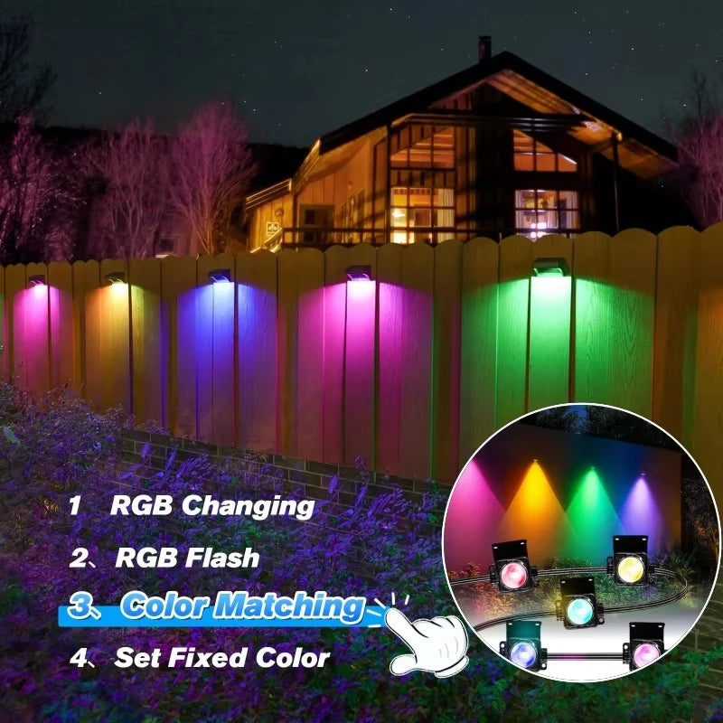 Permanent Outdoor Smart Eaves Lights with Remote, 100 FT