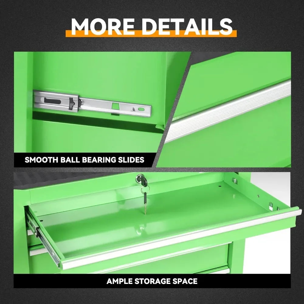 Rolling Tool Chest with 7-Drawer Cabinet