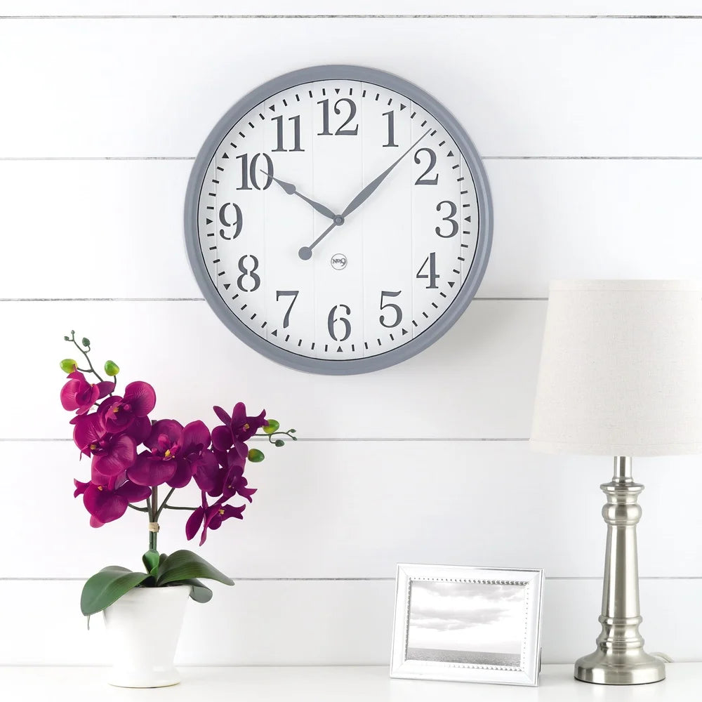 15 Inch Decorative Farmhouse Style Wall Clock