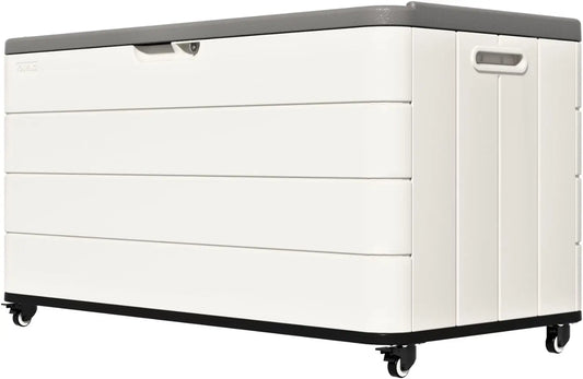 110 Gallon Outdoor Deck Box with Wheels