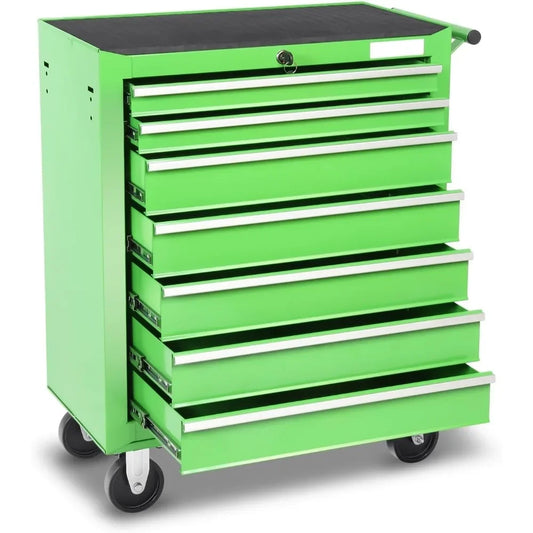 Rolling Tool Chest with 7-Drawer Cabinet