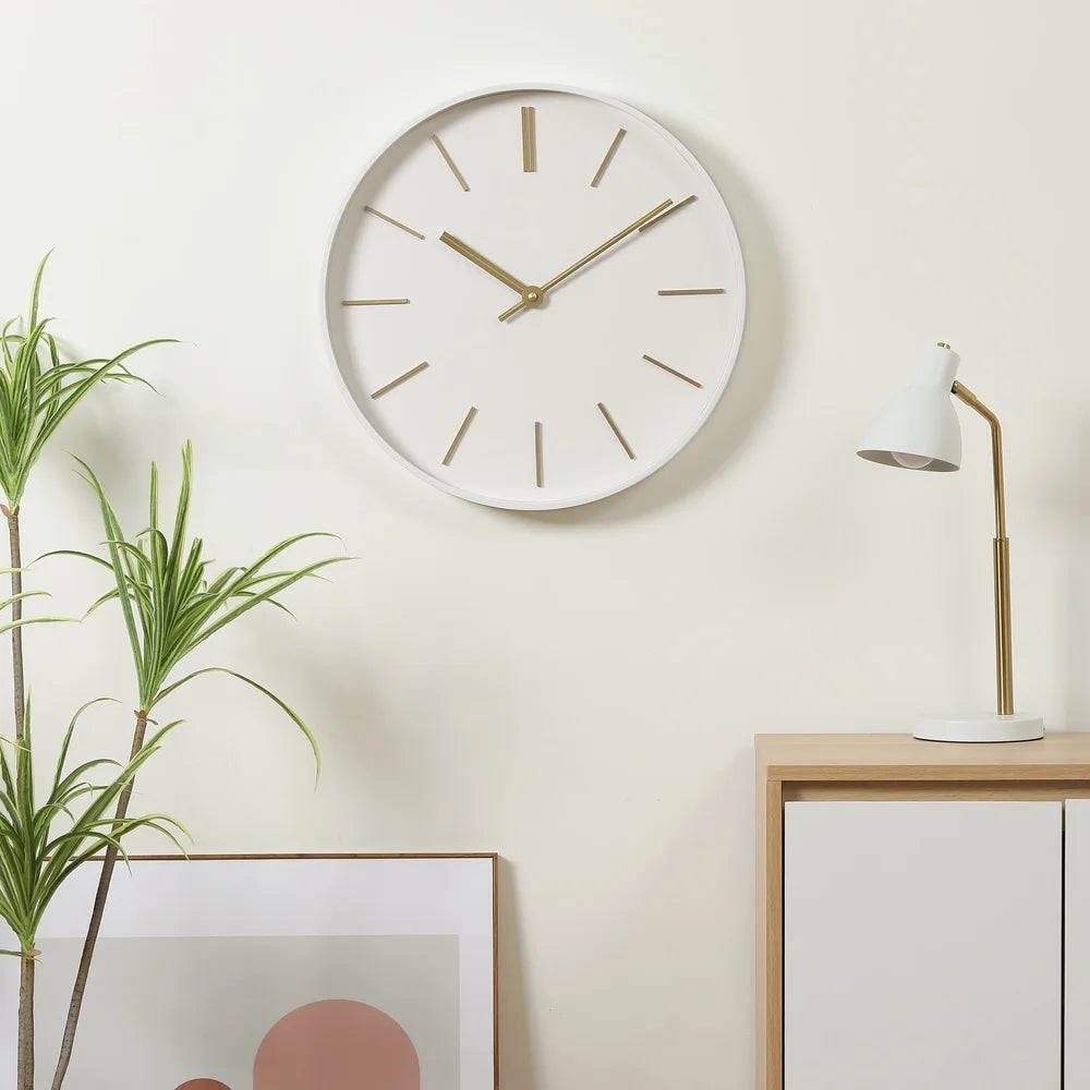 20 Inch Silent Modern Geometric Wall Clock