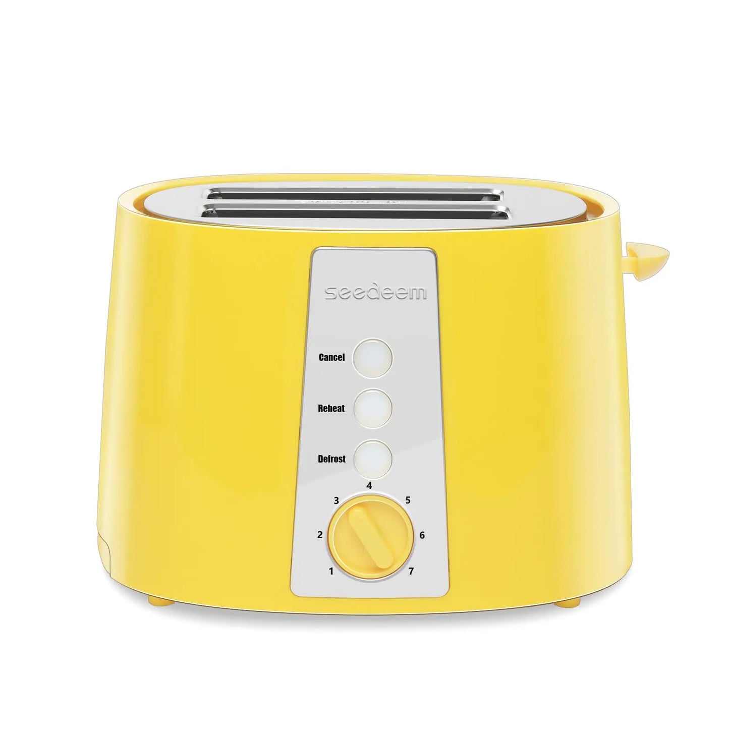 Toaster 2 Slice, 7 Shade Settings, 3 Basic Function, Extra Wide Slots for Waffle or Bagel, Removable Crumb Tray,  750W