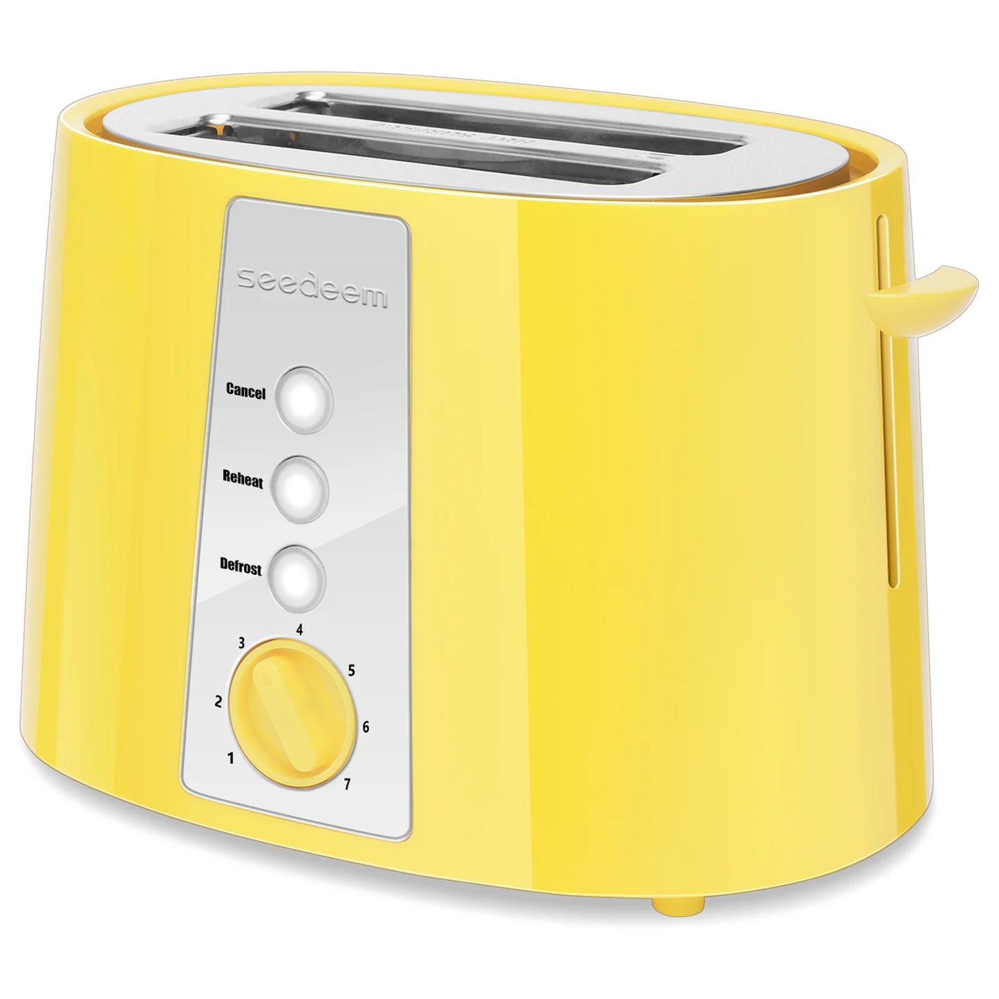 Toaster 2 Slice, 7 Shade Settings, 3 Basic Function, Extra Wide Slots for Waffle or Bagel, Removable Crumb Tray,  750W