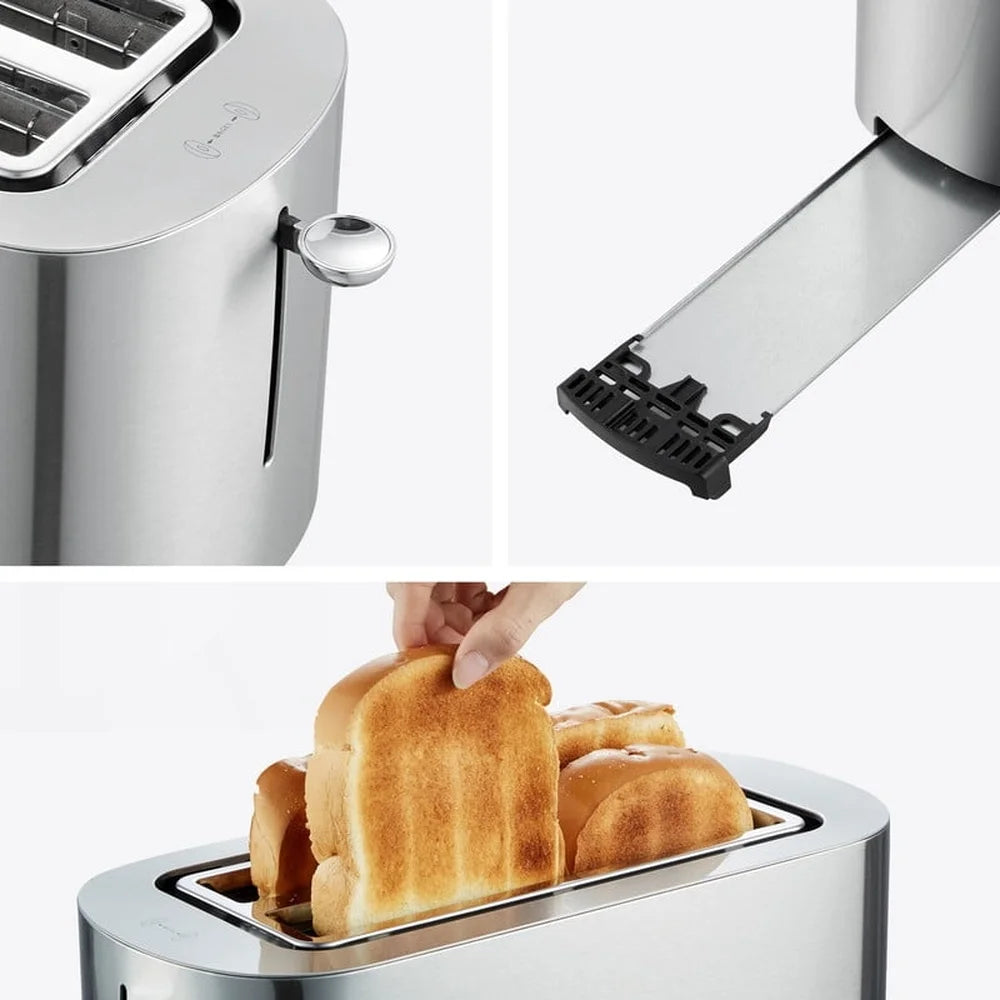 Elite Cuisine Toaster with Extra Large 4 Long Slots