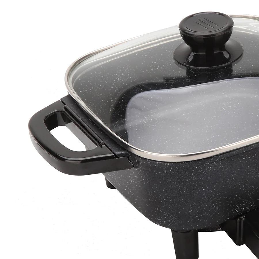 Electric Frying Pan, Household Multifunctional Integrated Temperature Control, Electric Hot Pot Cooking, Non Stick Pan