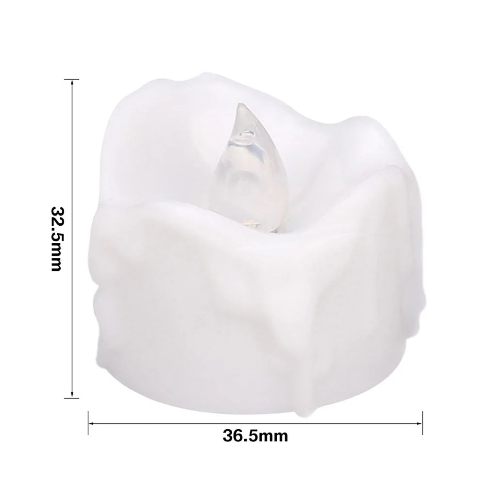 Flameless TeaLights Candles with Automatic Timer 6 Hours On 18 Hours Off
