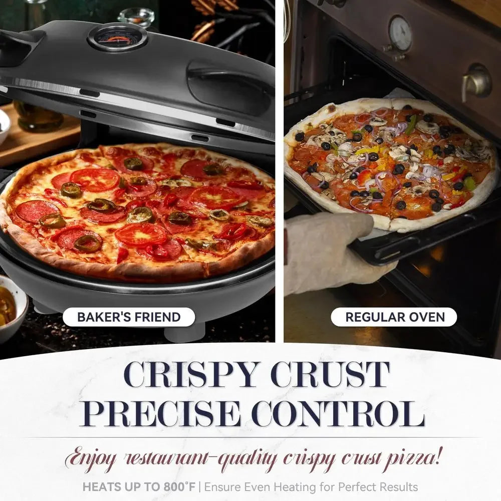 12 Inch Indoor Electric Pizza Oven